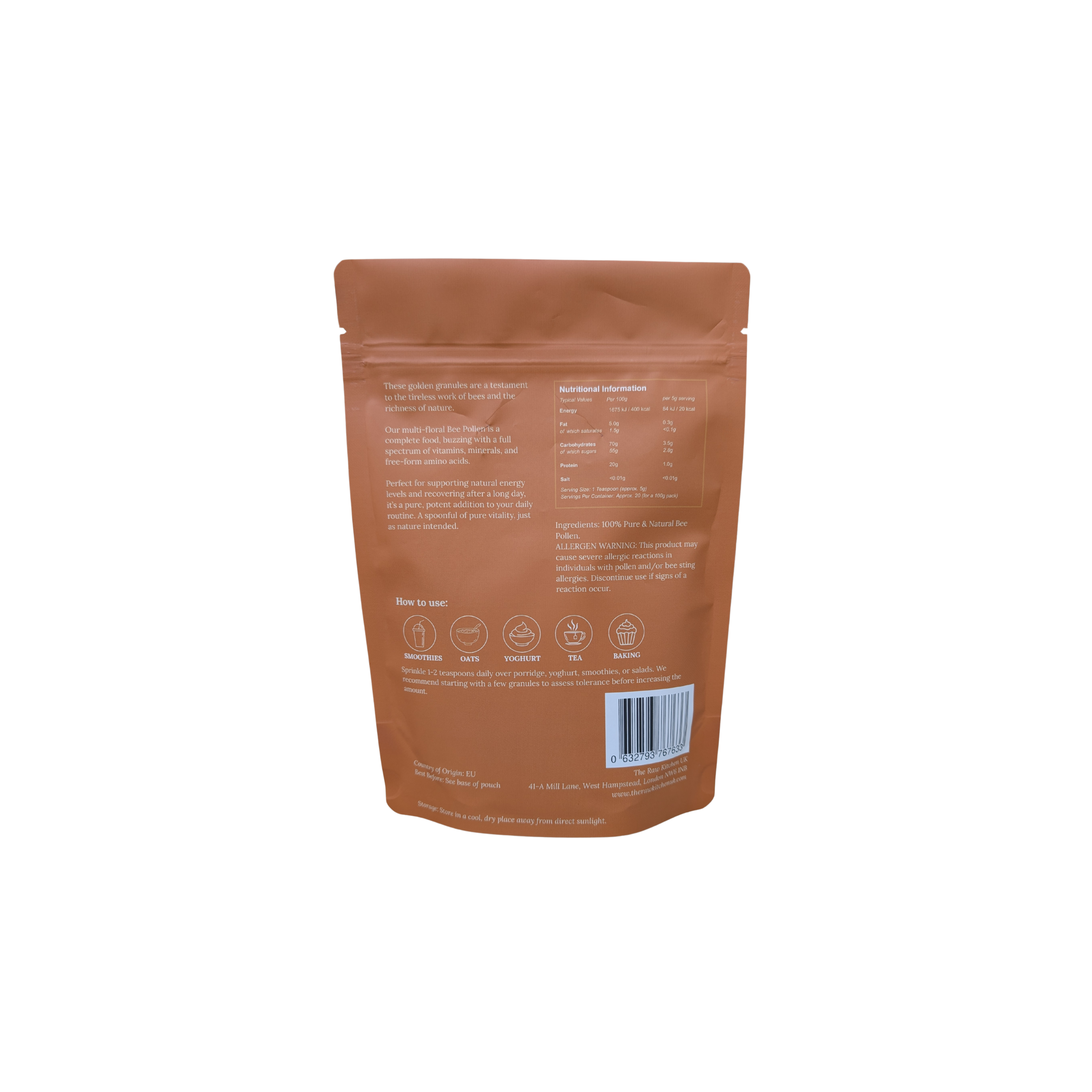 Bee Pollen | 100g | Natural Superfood Granules