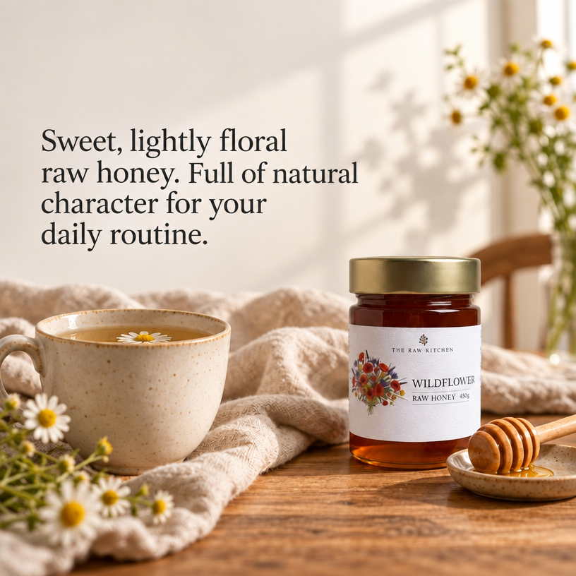 Wildflower Raw Honey | 450g | Floral & Immune-Supportive