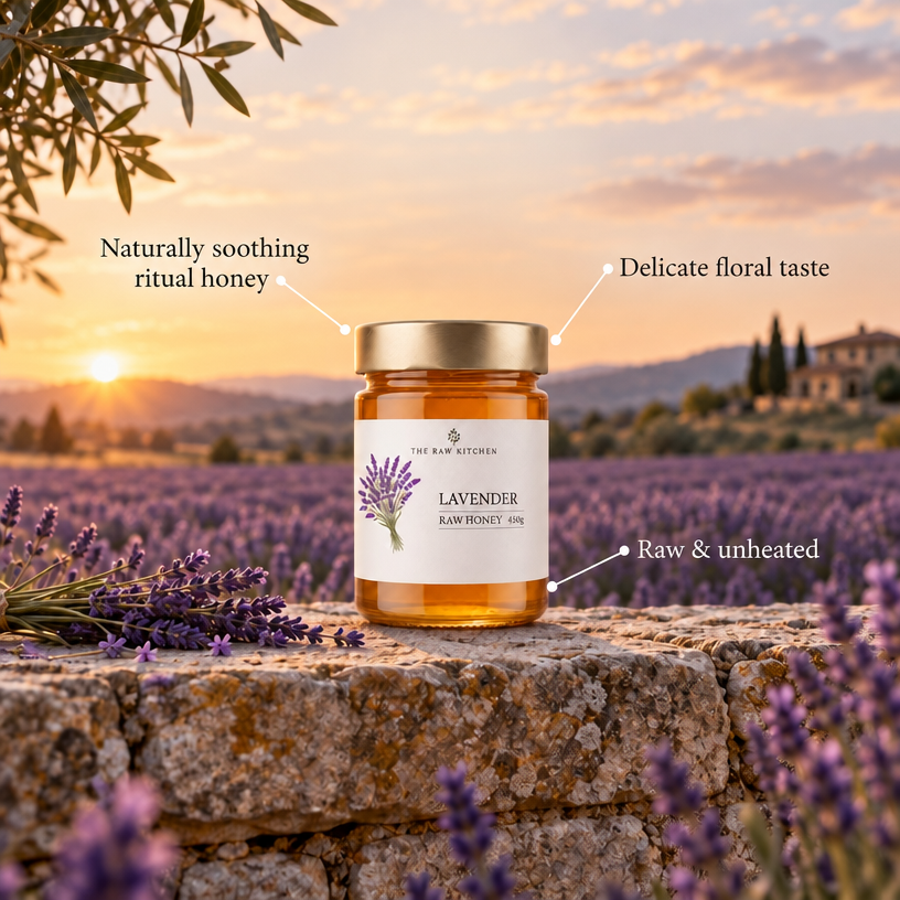 Lavender Raw Honey | 450g | Floral & Calming Variety