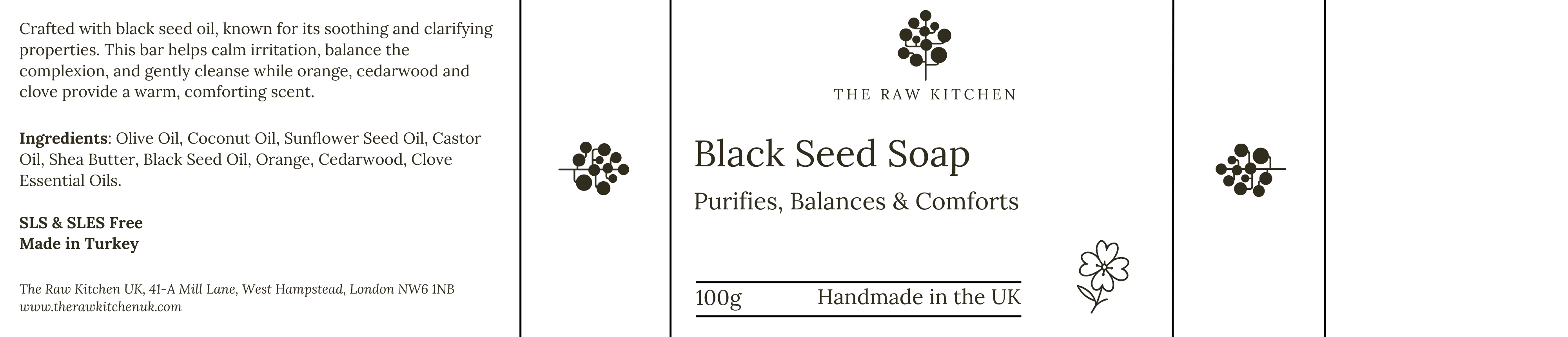 Black Seed Soap Bar | 100g | Natural Cleanser with Black Seed Oil