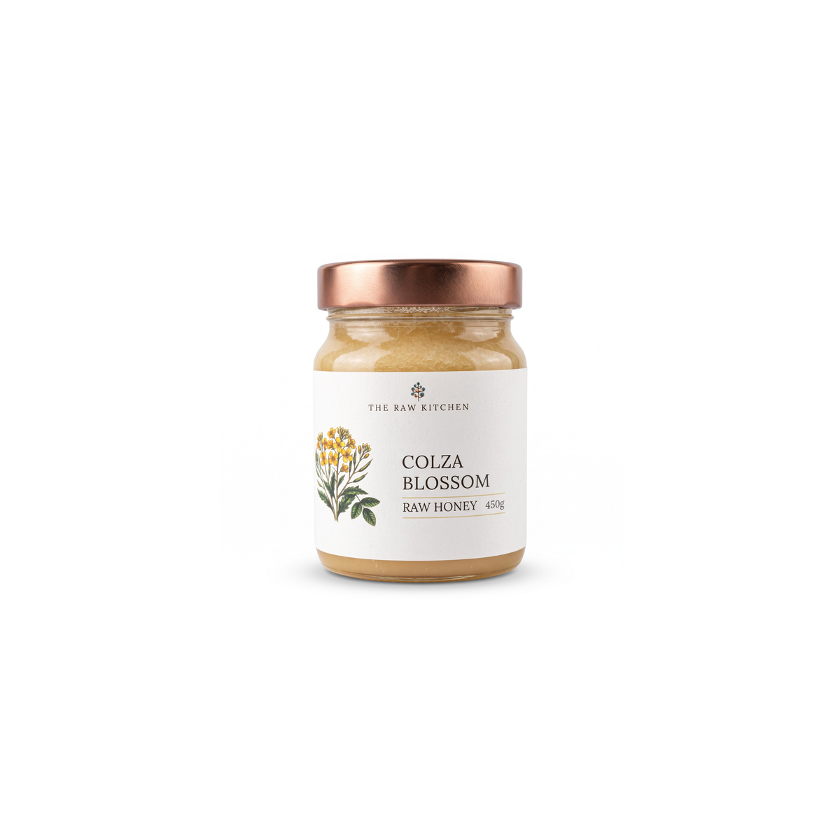 Colza Blossom Raw Honey | 450g | Naturally Creamy & Mild
