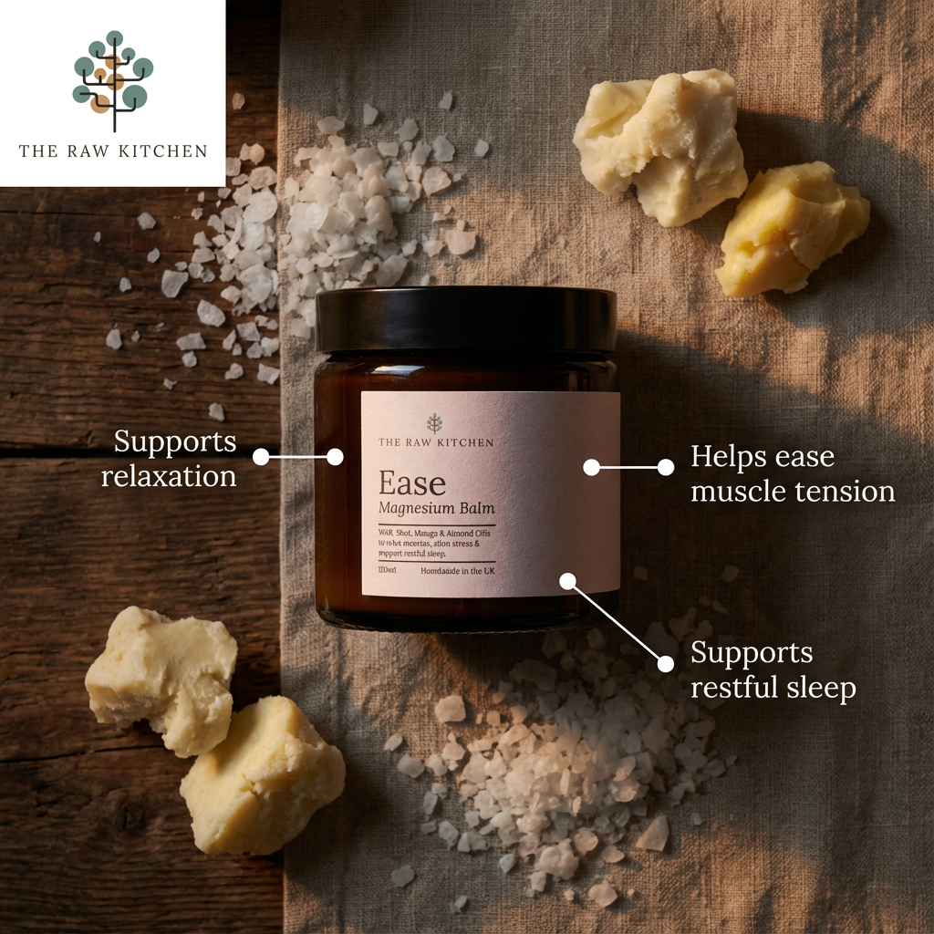 Ease - Magnesium Balm | 120ml | Magnesium & Lavender Night Balm