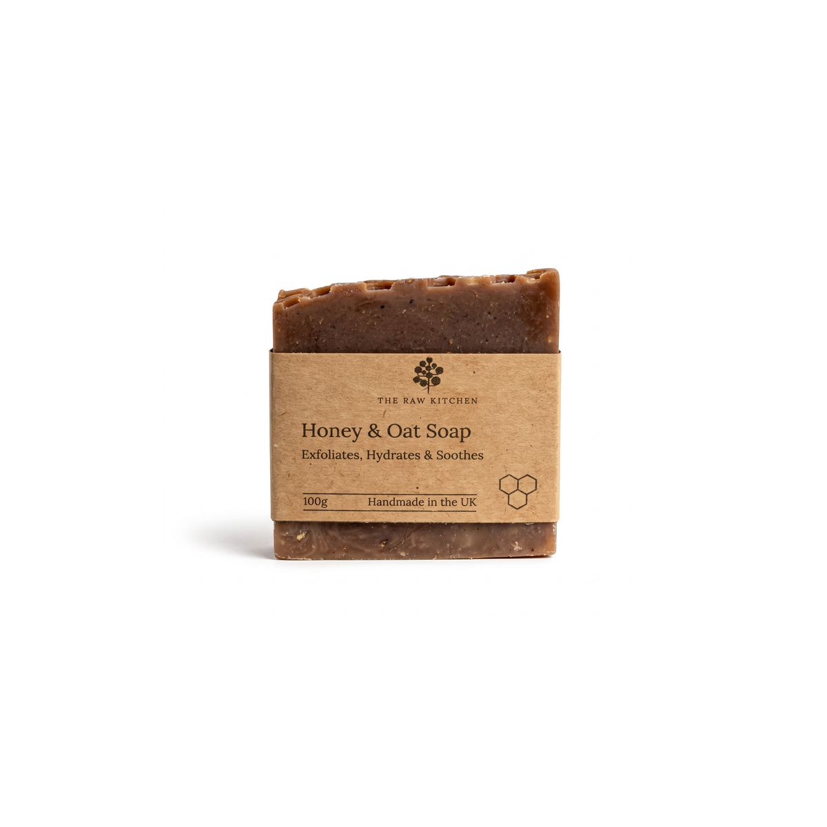 Honey and Oat Soap Bar | 100g | Gentle Hydrating Cleanser
