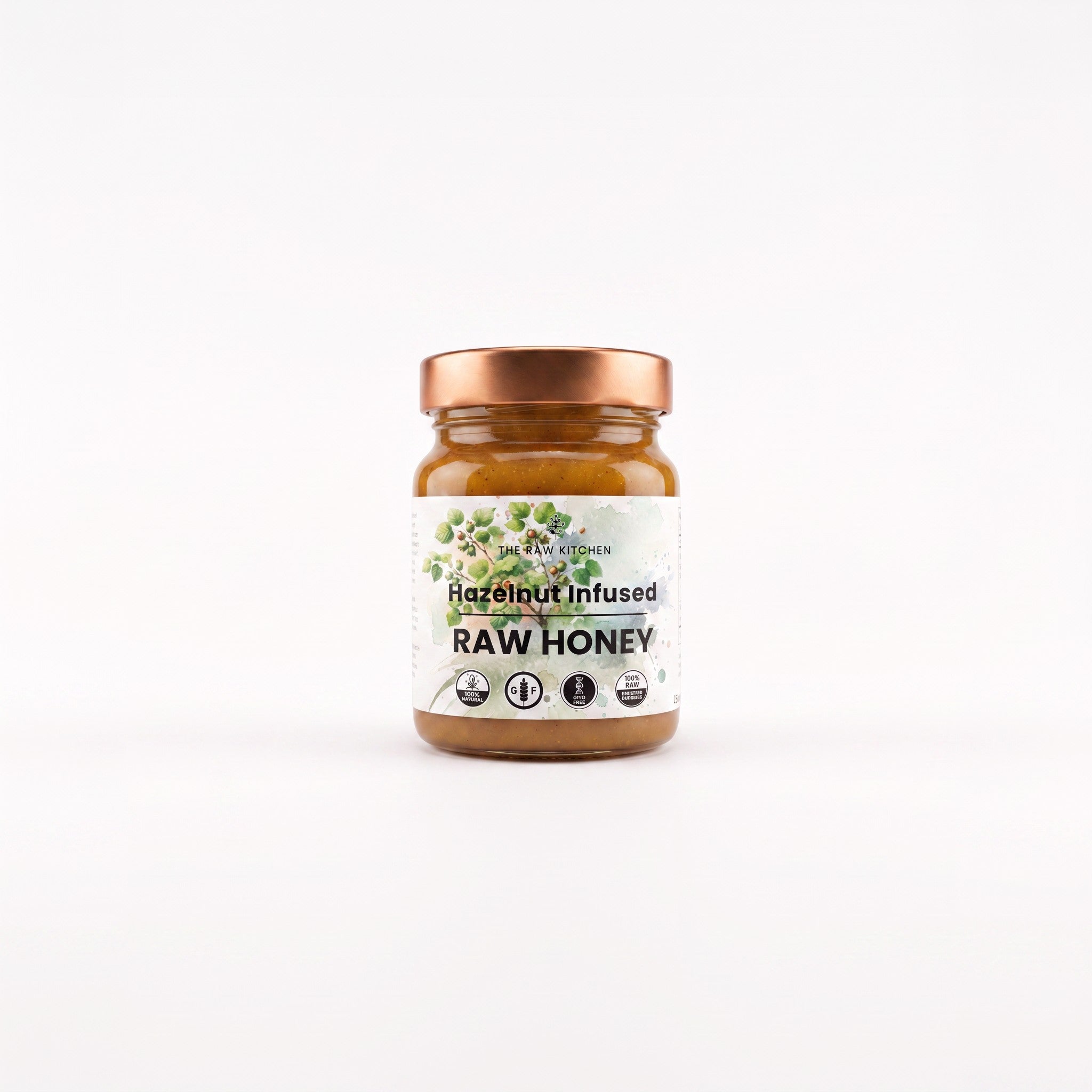 Hazelnut Infused Raw Honey | 450g | Vitamin E & Energy Blend