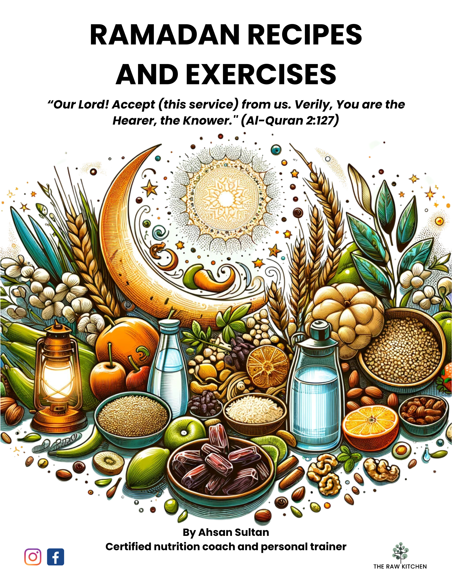 Ebook - Ramadan Challenge Recipes and Exercises - The Raw Kitchen UK