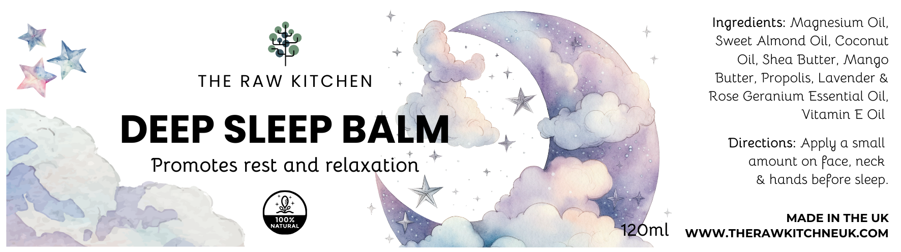 Deep Sleep Balm | 120ml | - The Raw Kitchen UK
