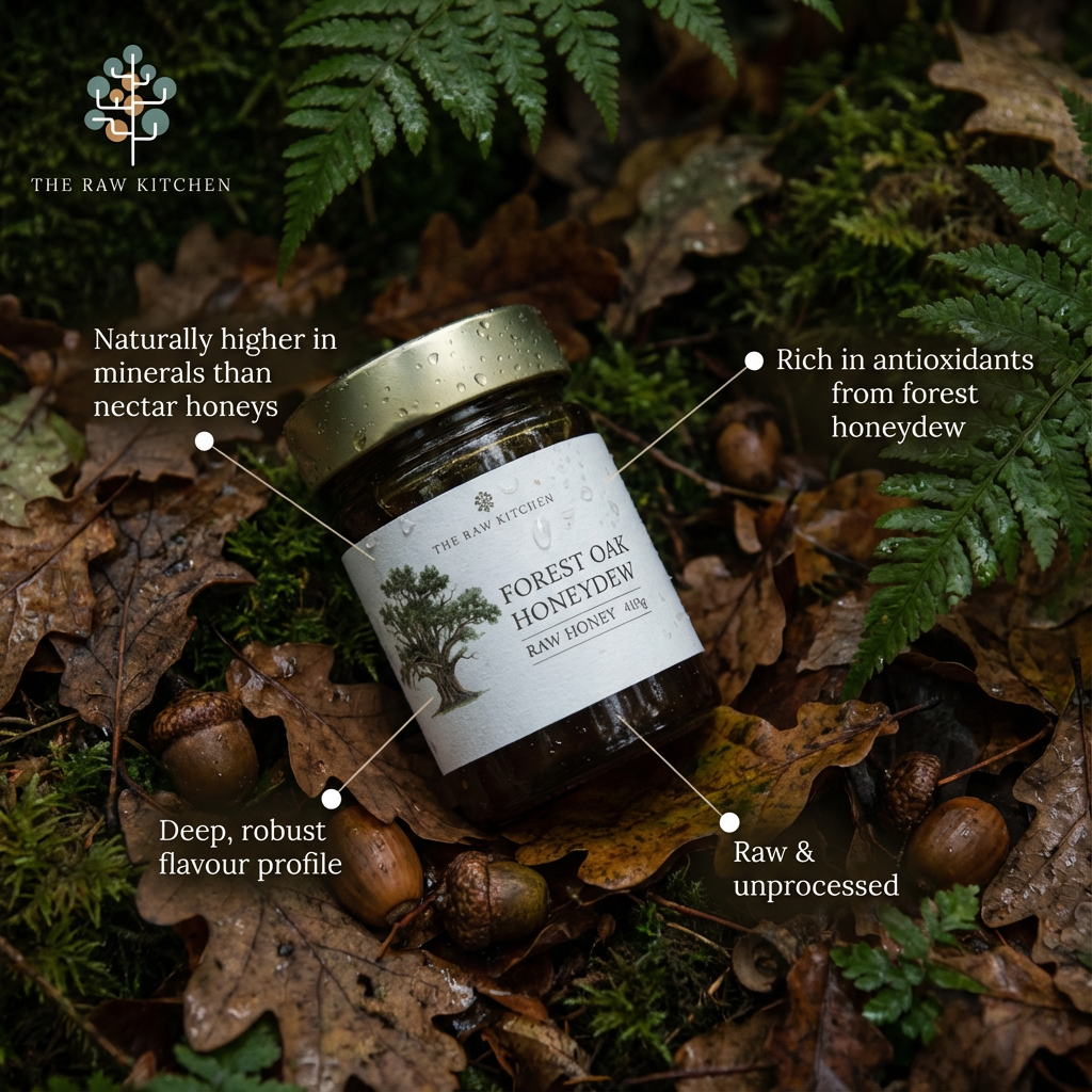 Forest Oak Honeydew Raw Honey | 450g | Mineral-Rich