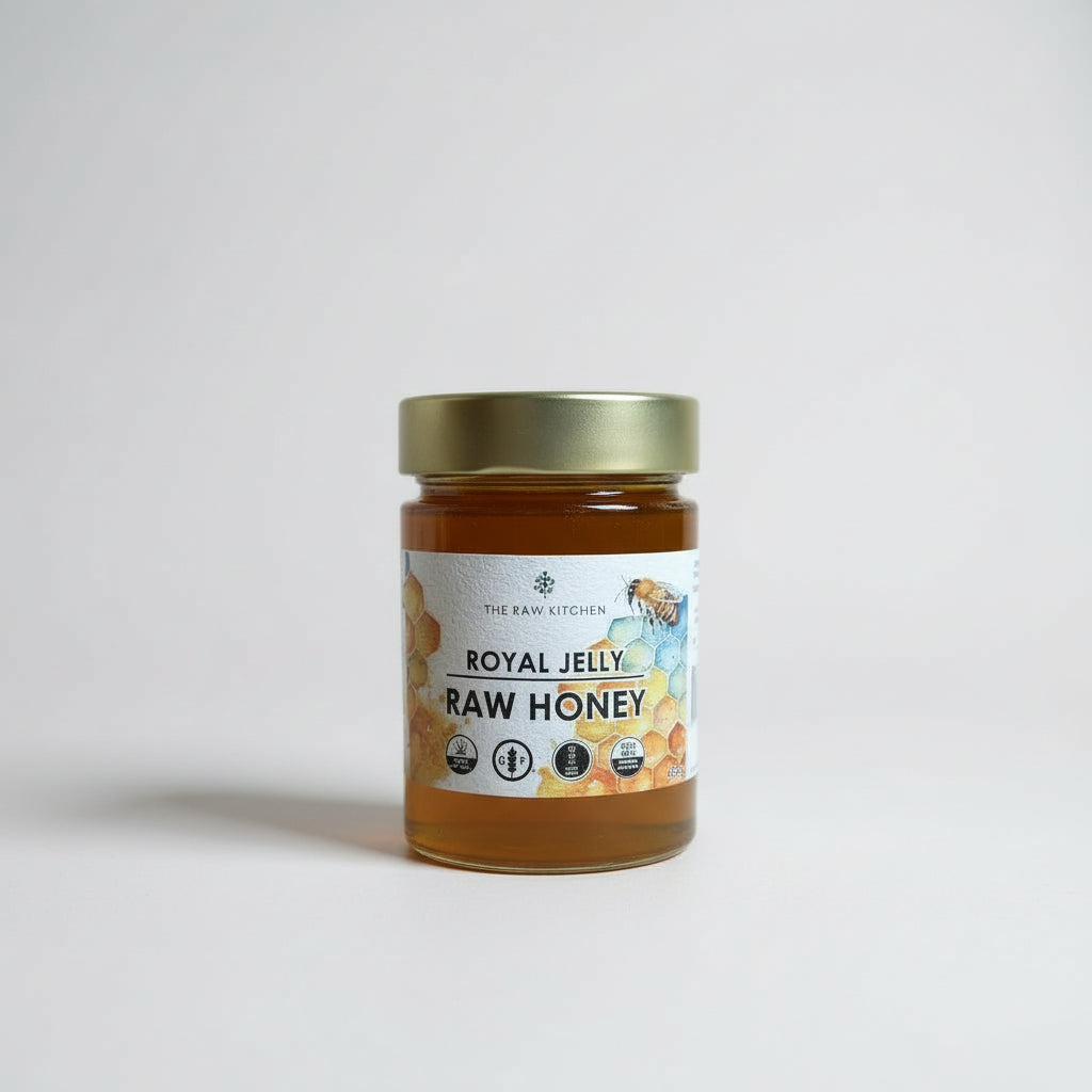 Royal Jelly Infused Raw Honey | 450g | Hormonal Balance & Vitality Support