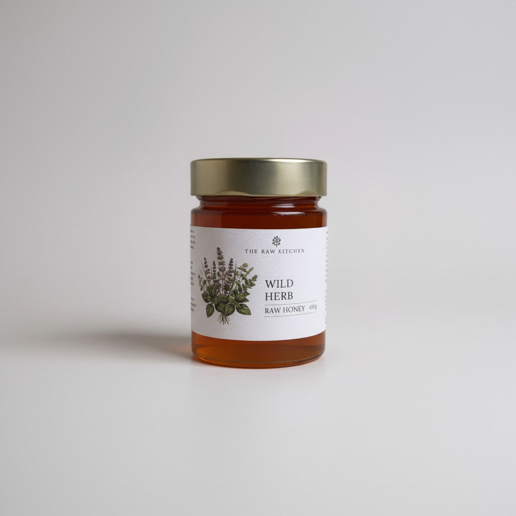 Wild Herb Raw Honey | 450g | Aromatic Mediterranean Blend