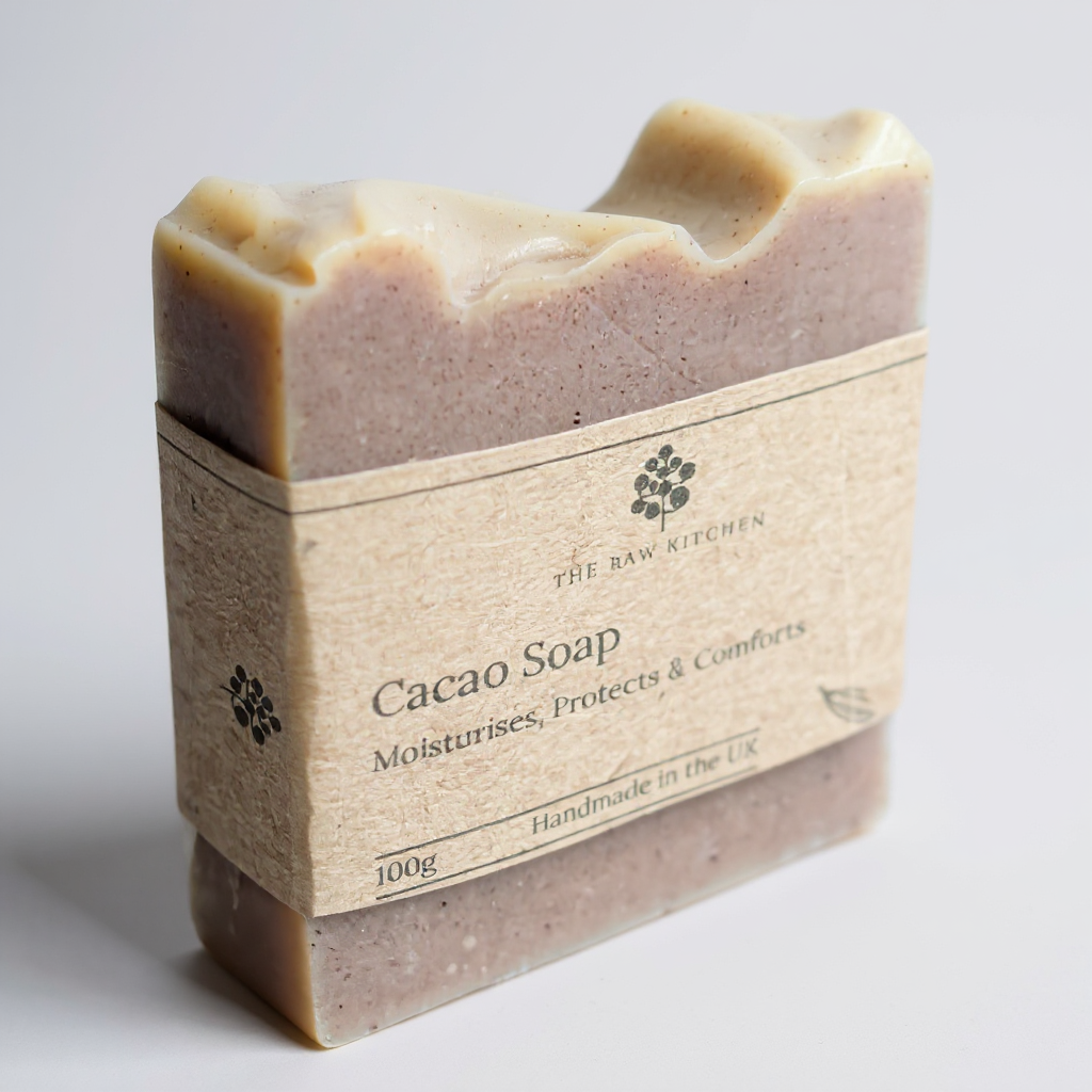 Cacao Soap Bar | 100g | Moisturising Natural Cleanser with Cocoa Butter