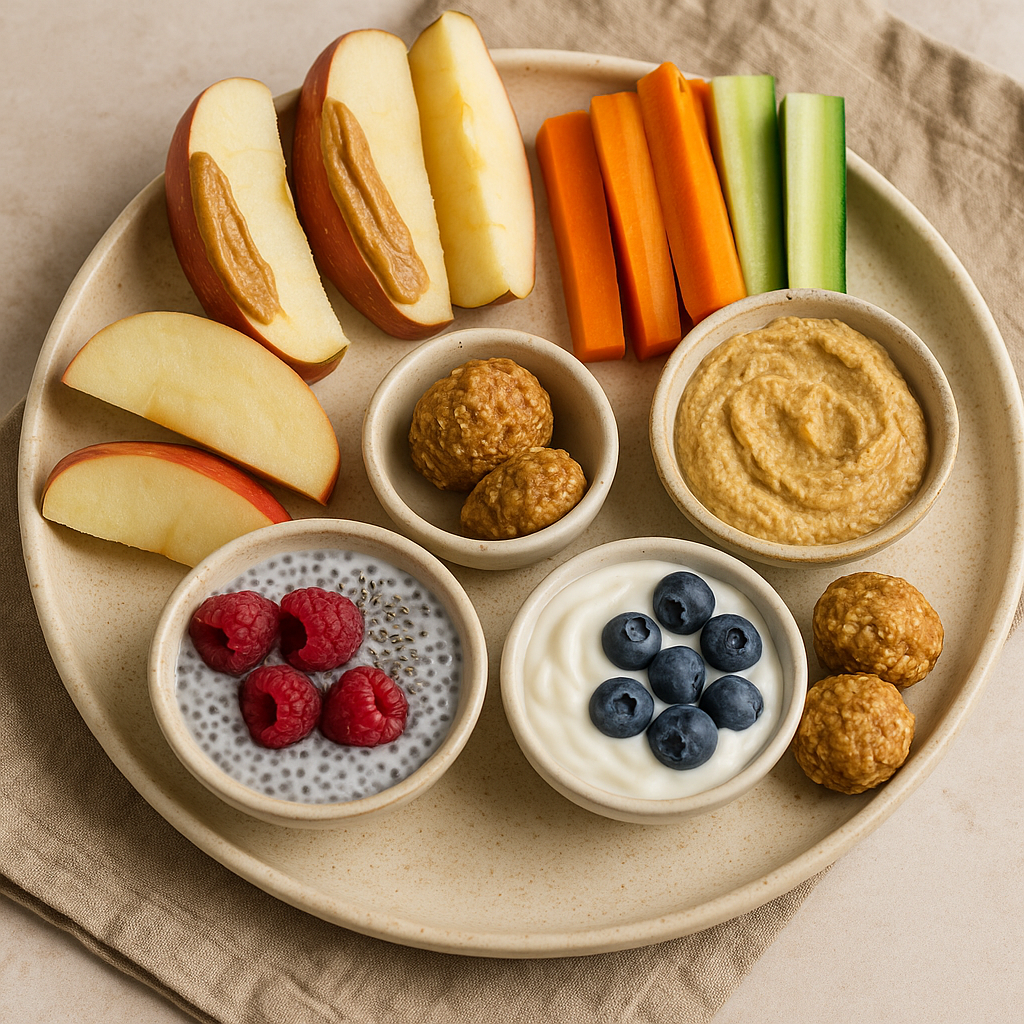 an image of a plate of healthy snacks