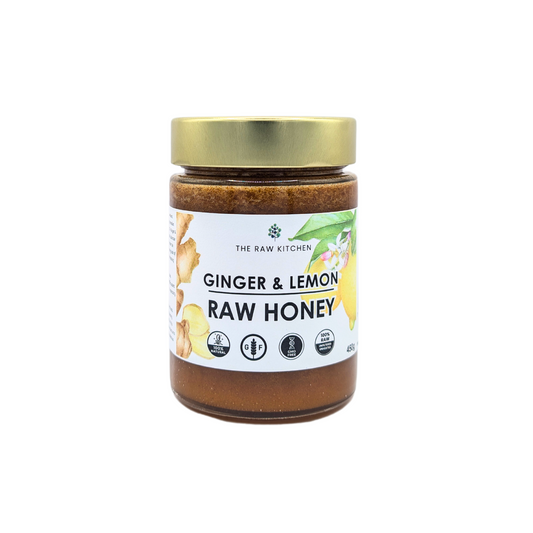 Ginger and Lemon Infused Raw Honey | 450g |