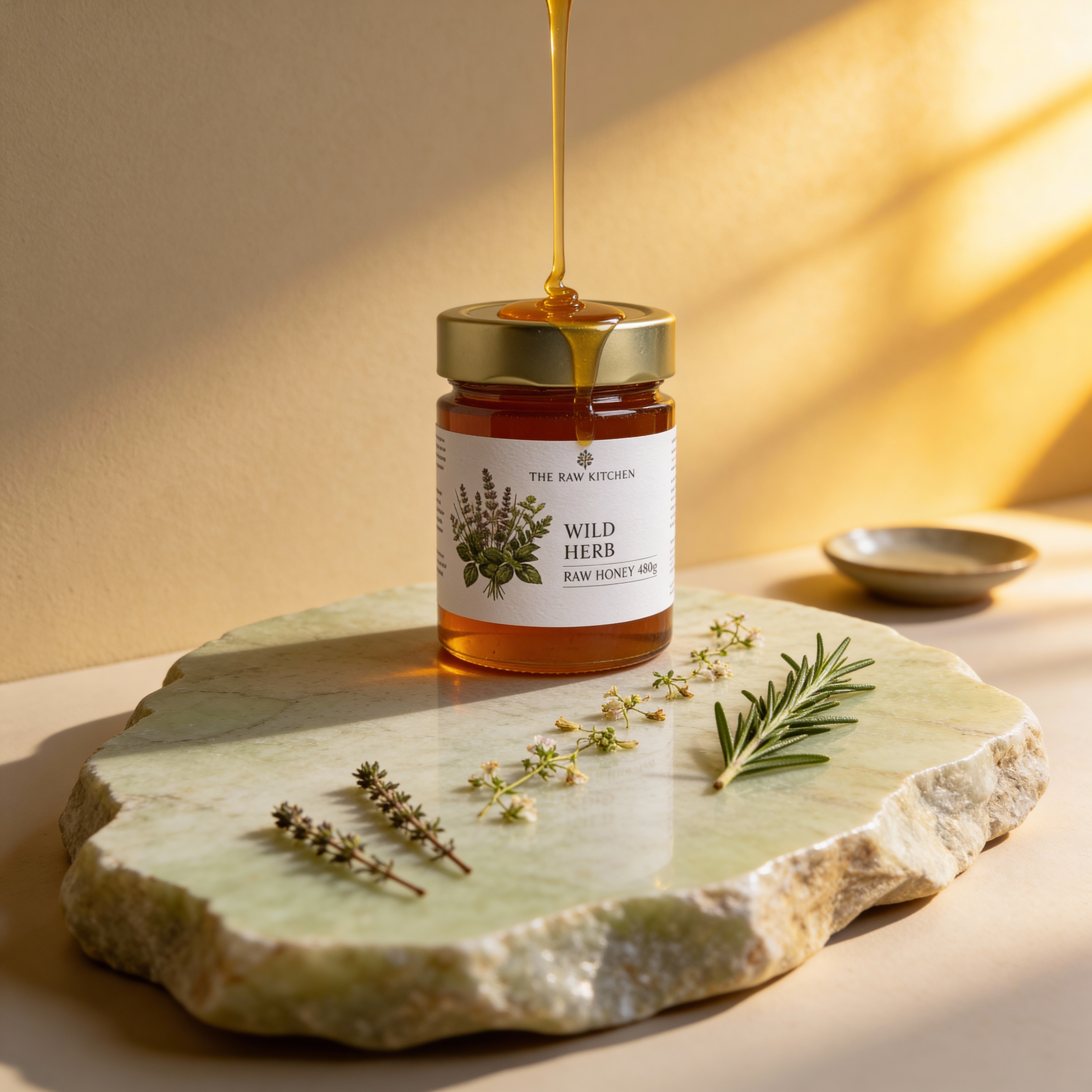 Wild Herb Raw Honey | 450g | Aromatic Mediterranean Blend