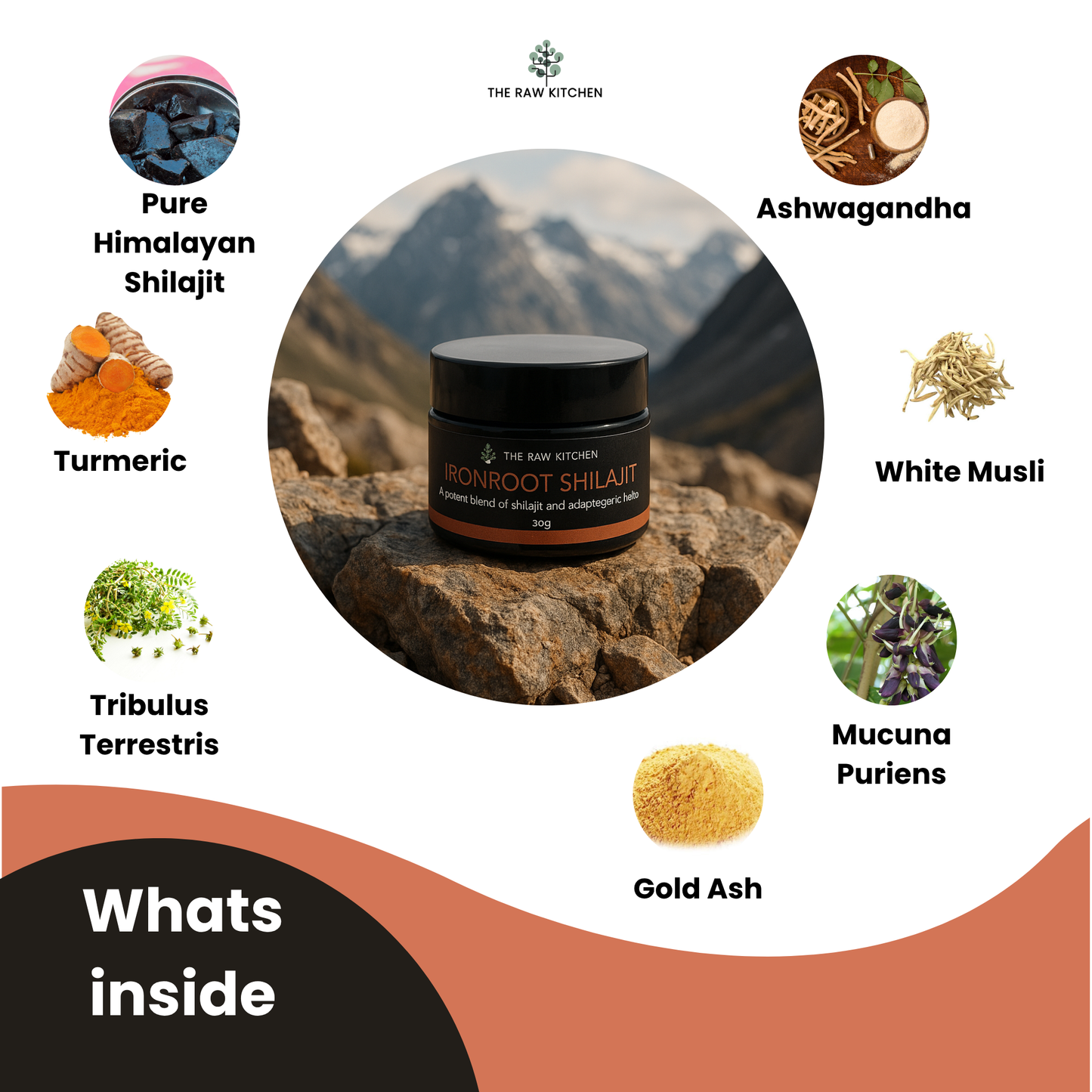 Ironroot Shilajit | 30g | Adaptogenic Herb Blend