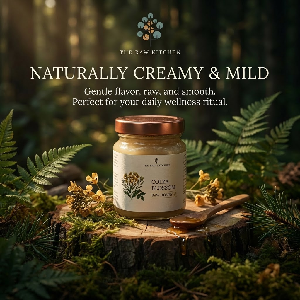Colza Blossom Raw Honey | 450g | Naturally Creamy & Mild