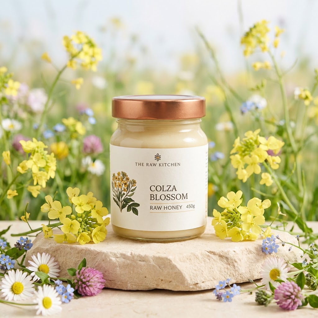 Colza Blossom Raw Honey | 450g | Naturally Creamy & Mild