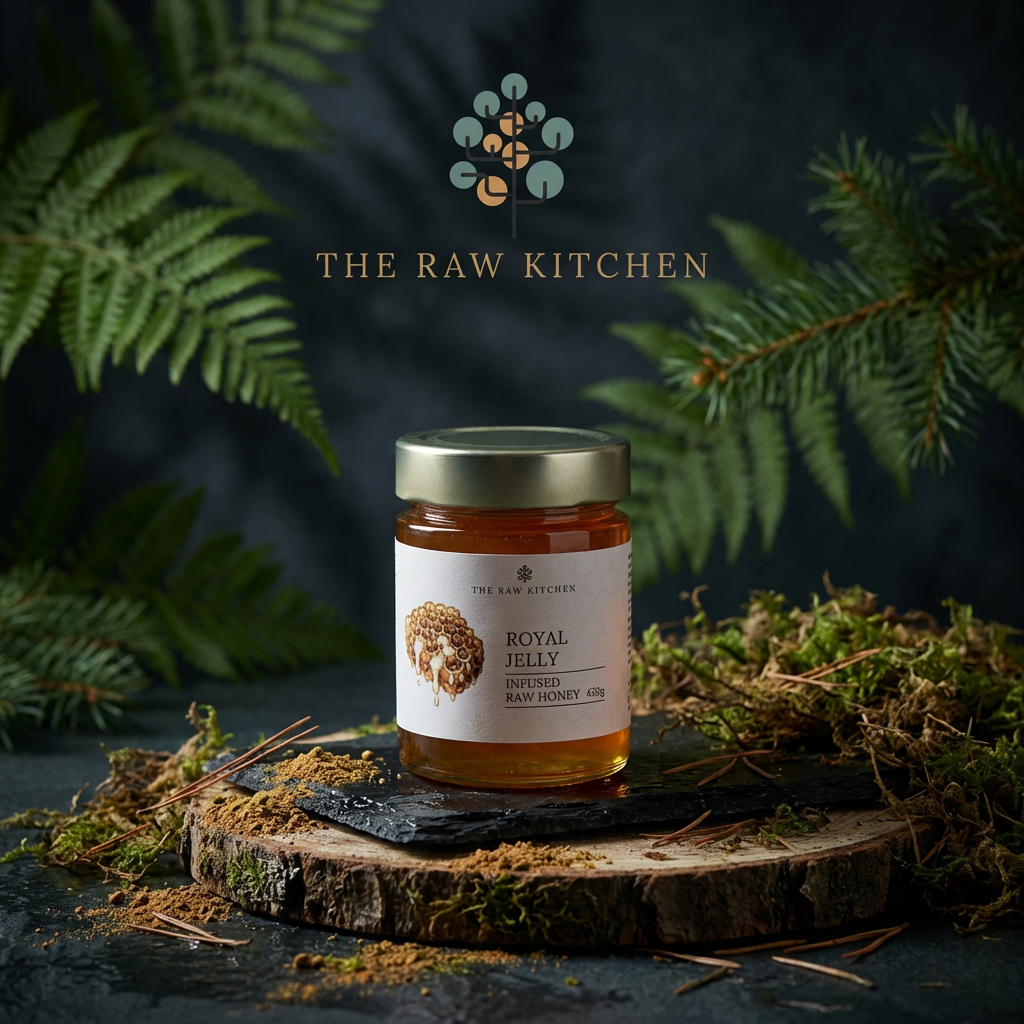 Royal Jelly Infused Raw Honey | 450g | Hormonal Balance & Vitality Support