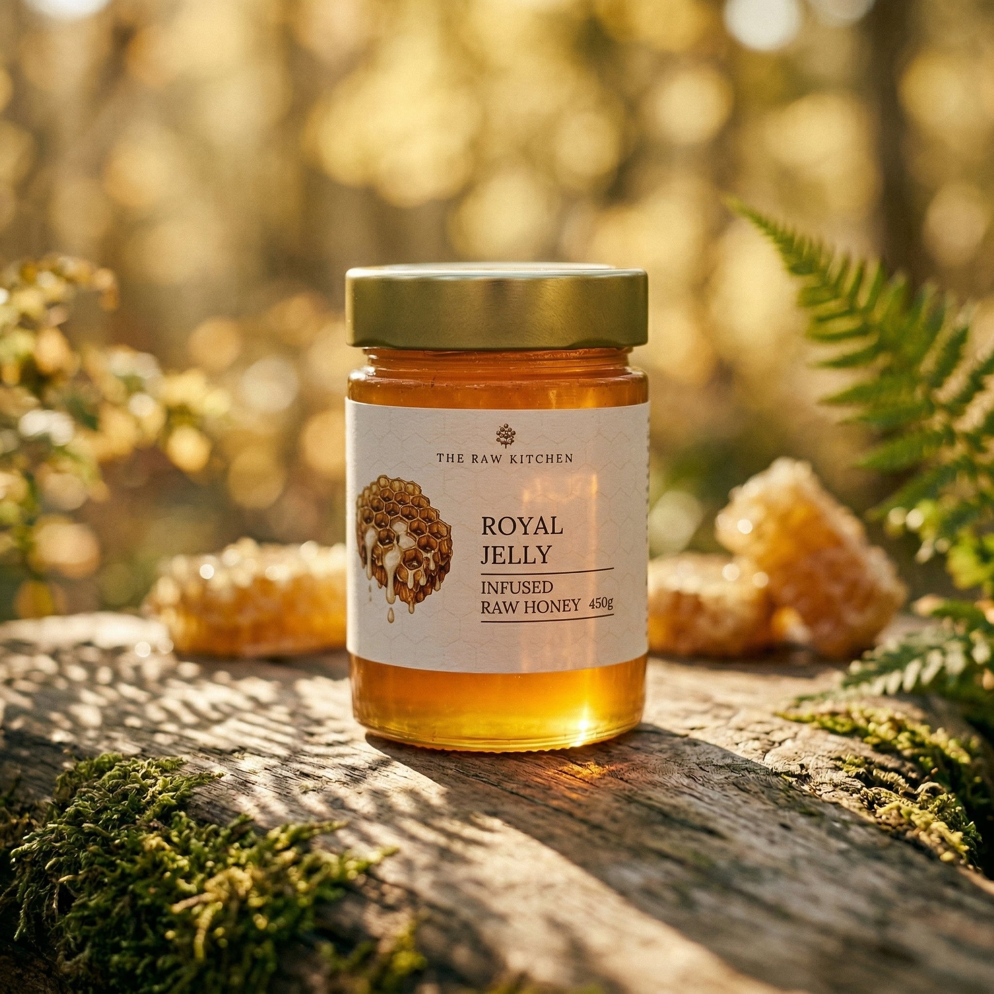 Royal Jelly Infused Raw Honey | 450g | Hormonal Balance & Vitality Support