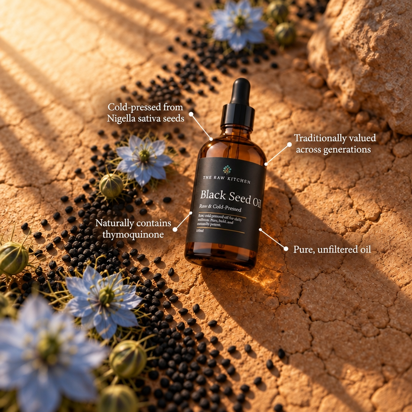 Black Seed Oil | 100ml | Cold-Pressed & Nutrient-Rich