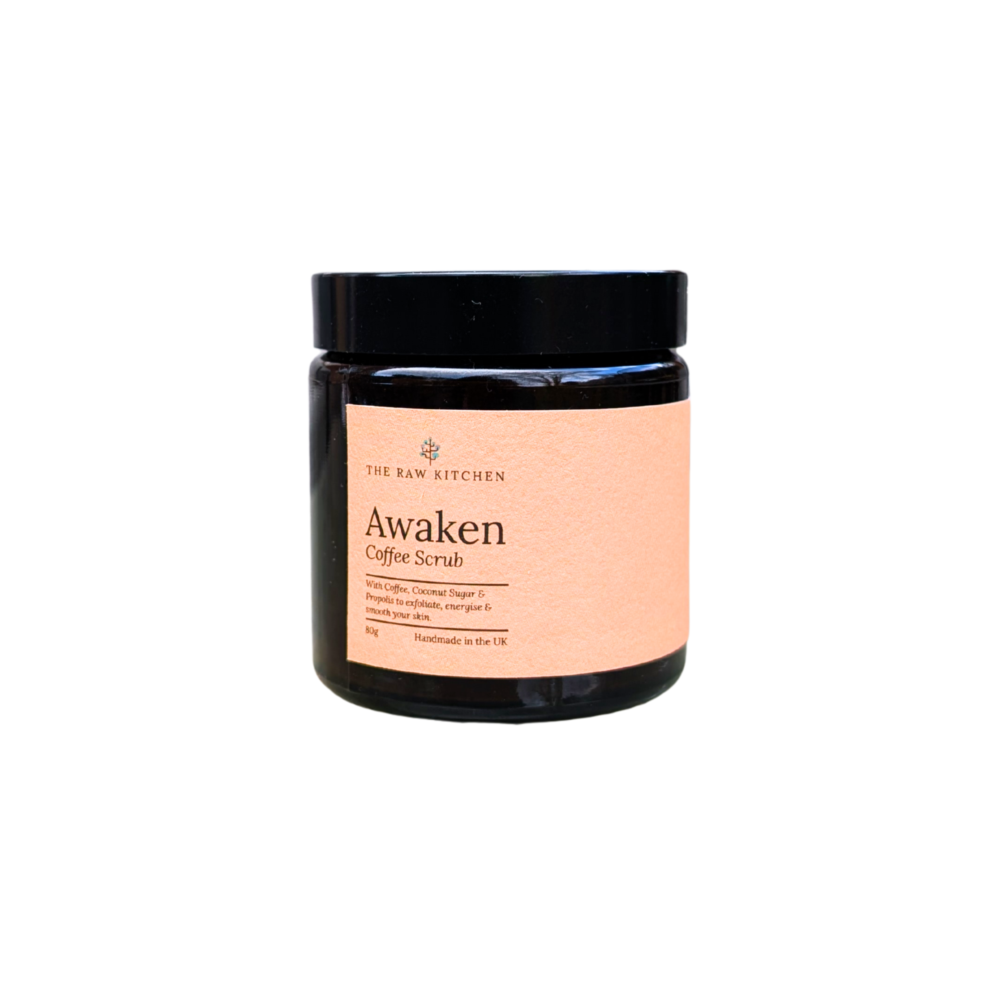 Awaken Coconut Sugar and Coffee Scrub | 120g | Natural Exfoliating Body Polish