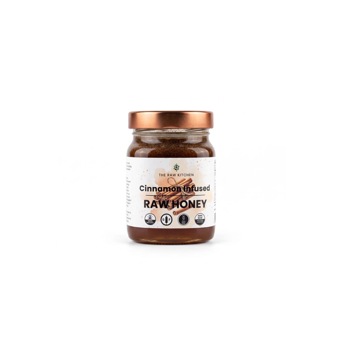 Cinnamon Infused Raw Honey | 450g | Warming Sweet-Spiced Blend