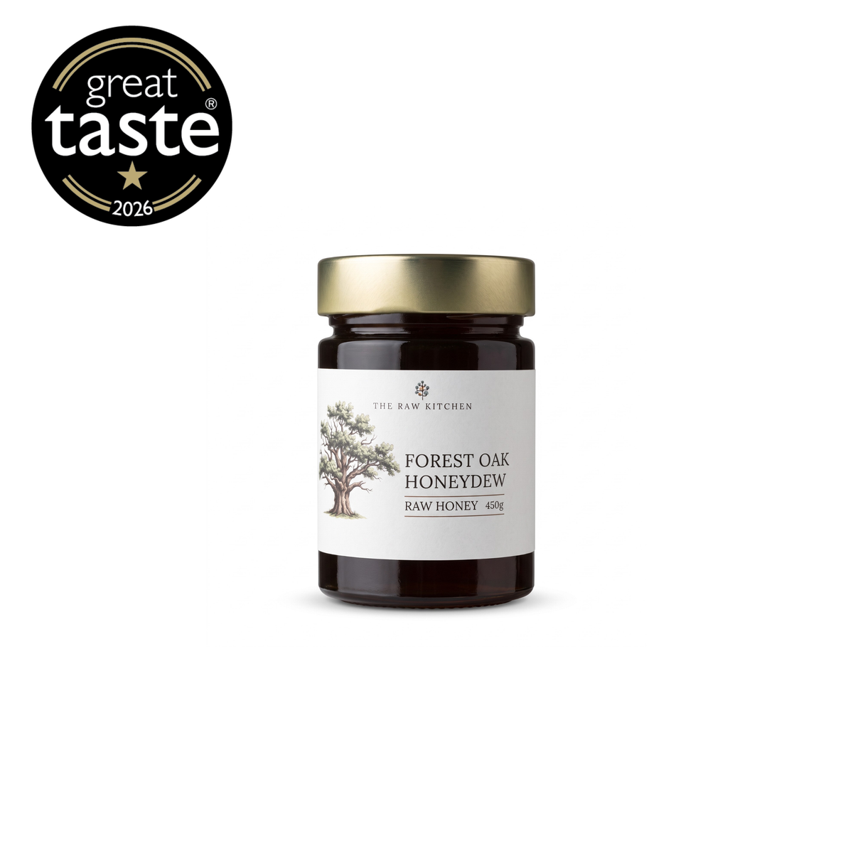 Forest Oak Honeydew Raw Honey | 450g | Mineral-Rich