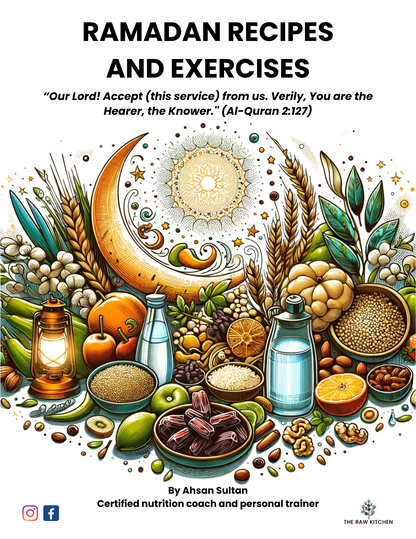 Ebook - Ramadan Challenge Recipes and Exercises - The Raw Kitchen UK